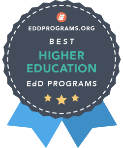 Rankings Badge for EdD in Higher Education Programs